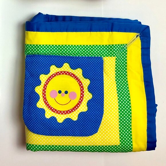 5/30$ Vintage 80s Baby Play Mat Blanket - Picture 1 of 7